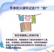 冬季防火谨记这些事情不能做